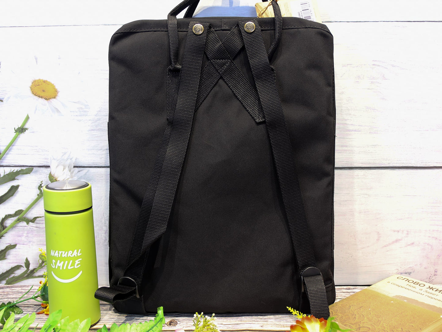 Fjallraven Kanken Backpack with Embroidered Cats - Personalized Embroidered Backpack - Custom Bag for Women