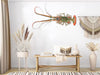  37-Inch Handmade Bamboo Lobster Model for Wall Decoration 