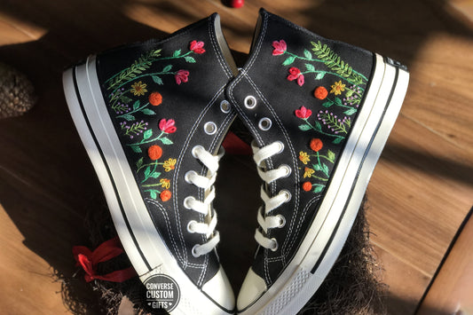 Custom Embroidered Converse/ Converse Chuck Taylor 70/ Chuck Taylor Converse Women's