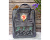  Fjallraven Kanken Backpack with Moon Phases, Stars & Aurora Embroidery - Personalized Embroidered Backpack - Custom Bag for Women 