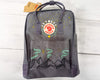  Fjallraven Kanken Backpack with Moon Phases, Stars & Aurora Embroidery - Personalized Embroidered Backpack - Custom Bag for Women 