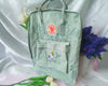  Custom Fjallraven Kanken Backpack – Forget-Me-Not Flower & Anime Embroidery - Personalized Embroidered Backpack - Custom Bag for Women 