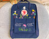  Embroidered Fjallraven Kanken – Colorful Jellyfish & Ocean Design - Personalized Embroidered Backpack - Custom Bag for Women 