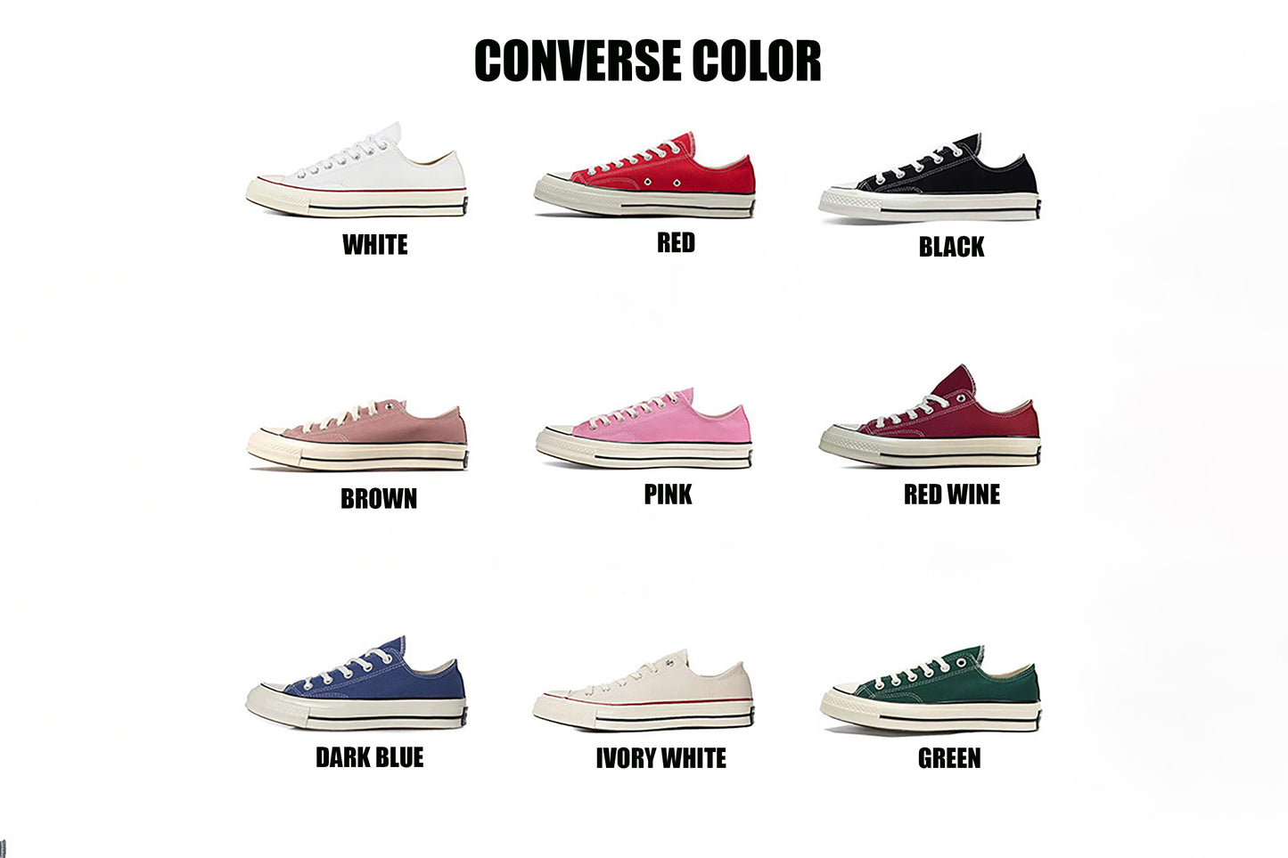 Wildflowers - Personalized Embroidered Low Top Shoes - Custom Low Top Shoes for Women