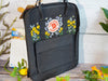  Fjallraven kanken backpack embroidered with flowers and bees 