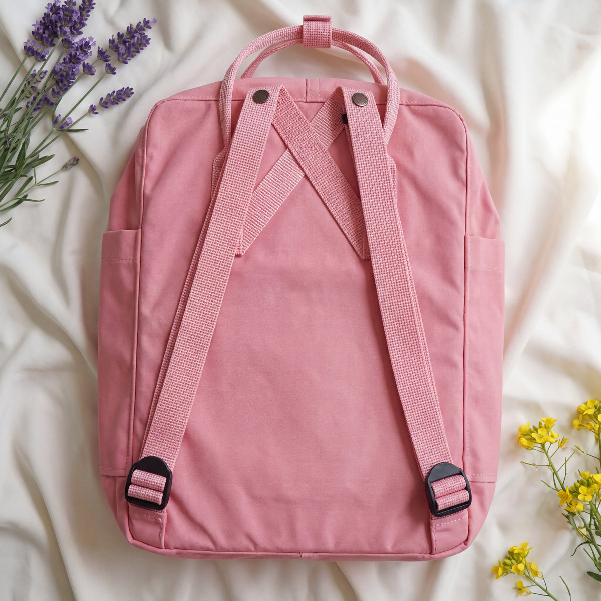 Fjällräven Kanken Regenbogen Bunter Gänseblümchen Bestickter Rucksack