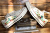  Low-top Converse shoes embroidered with a custom cactus flower design/Embroidered cactus desig 