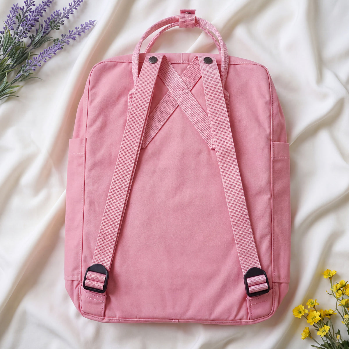 Fjällräven Kanken Regenbogen Bunter Gänseblümchen Bestickter Rucksack