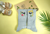  Handmade flower embroidery socks 