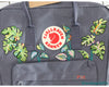  Custom Fjallraven Kanken Backpack – Tropical Monstera & Philodendron Leaves - Personalized Embroidered Backpack - Custom Bag for Women 