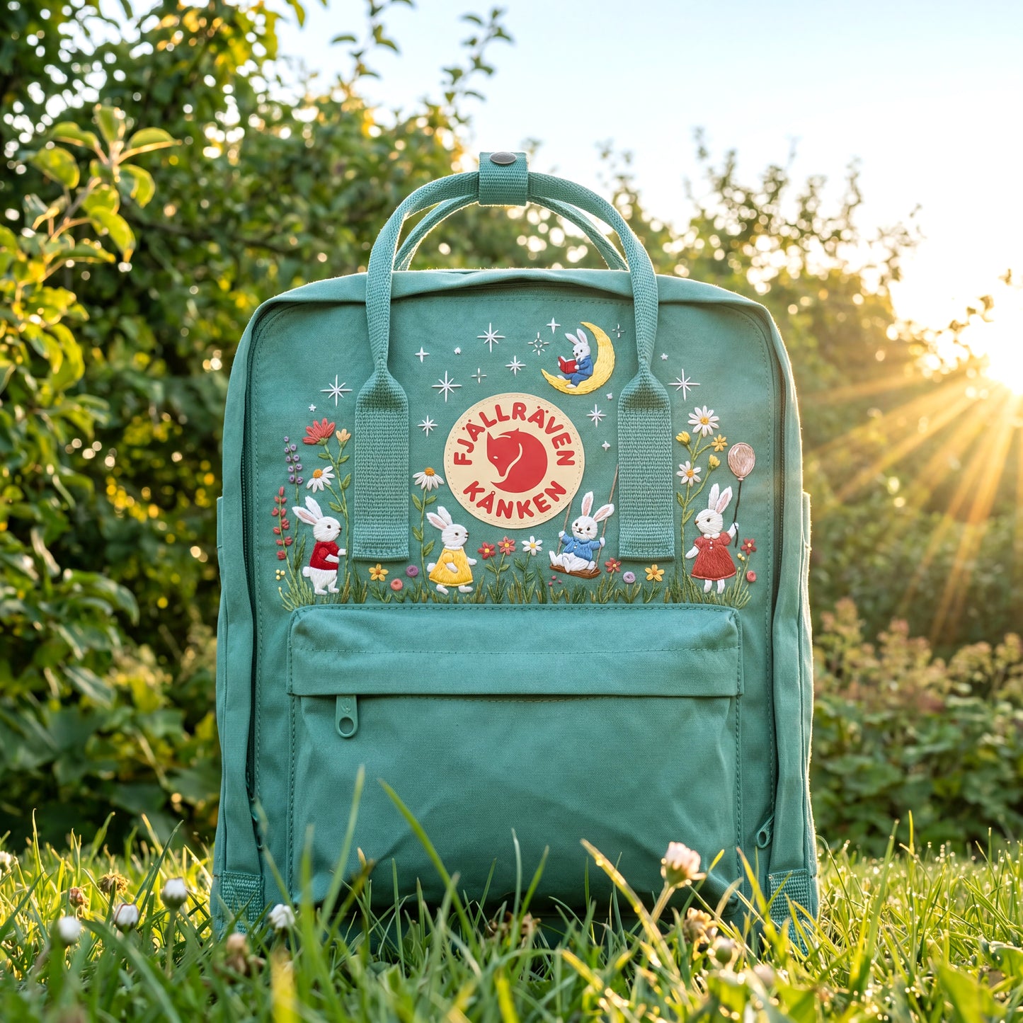 fjallraven-kanken-rainbow-colorful-daisy-embroidered-backpack