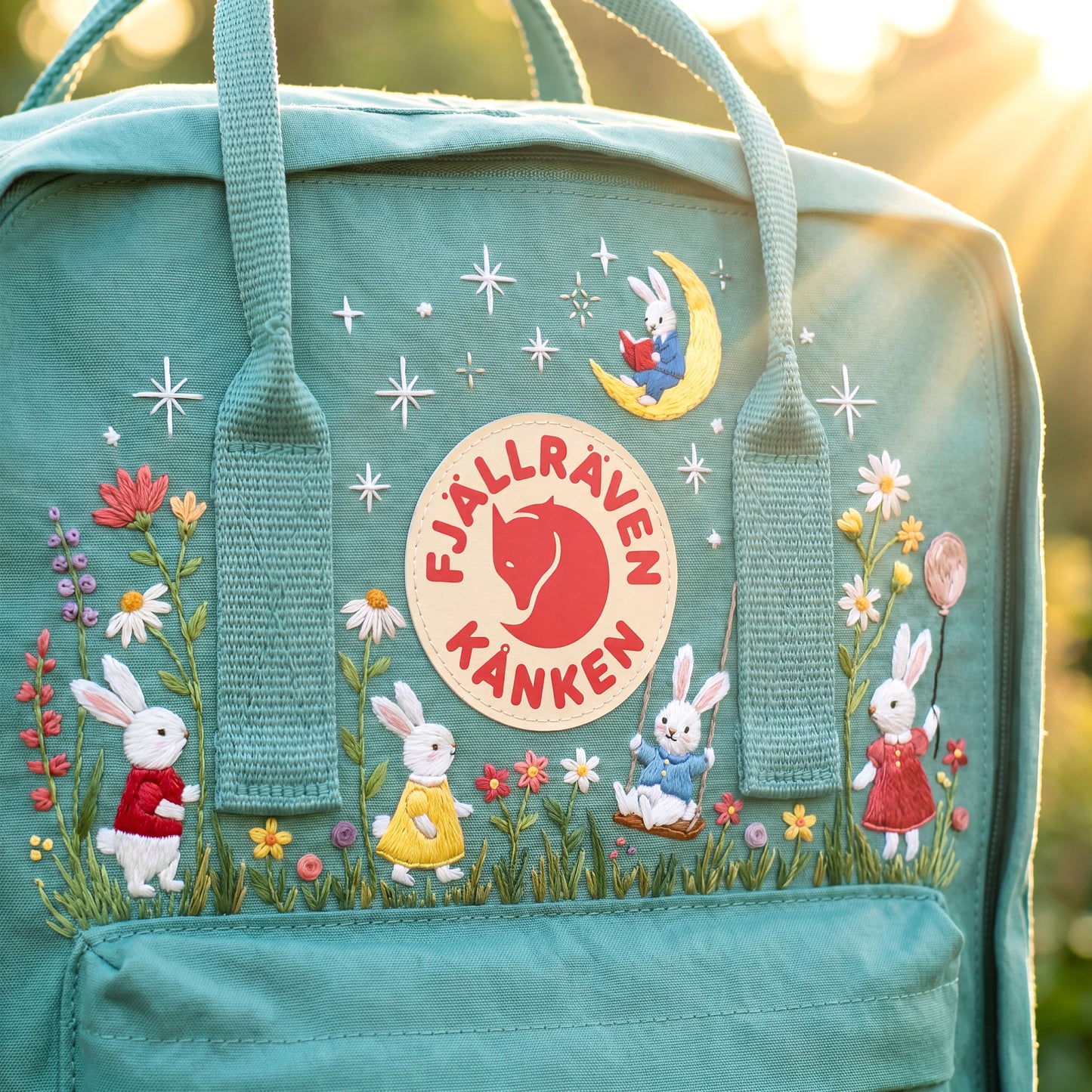fjallraven-kanken-rainbow-colorful-daisy-embroidered-backpack