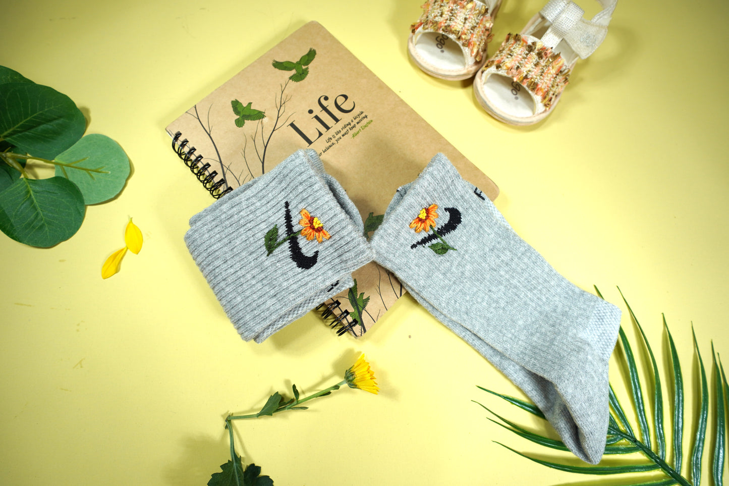 Custom Socks/custom Colorful Flowers Socks/handmade