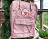  Fjallraven Kanken Backpack with Strawberry and Mushroom Embroidery  - Personalized Embroidered Backpack - Custom Bag for Women 