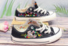  Embroidered sloth on Converse Chuck 70 Low-Top shoes/ Embroidered sloth Converse 