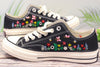  Embroidered Snoopy on Converse Chuck 70 Low-Top shoes/ Embroidered Snoopy Converse 