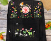  Fjallraven Kanken Backpack with Spring Vibes and Koi Pond Embroidery - Personalized Embroidered Backpack - Custom Bag for Women 