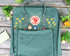  Fjallraven Kanken with Custom Anime-Inspired Embroidery - Personalized Embroidered Backpack - Custom Bag for Women 