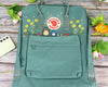  Fjallraven Kanken with Custom Anime-Inspired Embroidery - Personalized Embroidered Backpack - Custom Bag for Women 