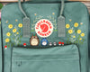  Fjallraven Kanken with Custom Anime-Inspired Embroidery - Personalized Embroidered Backpack - Custom Bag for Women 