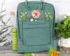  Fjallraven Kanken with Custom Anime-Inspired Embroidery - Personalized Embroidered Backpack - Custom Bag for Women 