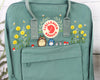  Fjallraven Kanken with Custom Anime-Inspired Embroidery - Personalized Embroidered Backpack - Custom Bag for Women 
