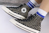  Black studded converse high tops/ Studded Converse Shoes black High Top/ Studded Sneakers men's 