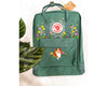  Custom Fjallraven Kanken Backpack – Dog Embroidery Design - Personalized Embroidered Backpack - Custom Bag for Women 