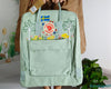  Custom Fjallraven Kanken Backpack – Swedish Summer Garden Design - Personalized Embroidered Backpack - Custom Bag for Women 