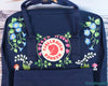  Custom Fjallraven Kanken Backpack – Morning Glory and Lily of the Valley Design - Personalized Embroidered Backpack - Custom Bag for Women 
