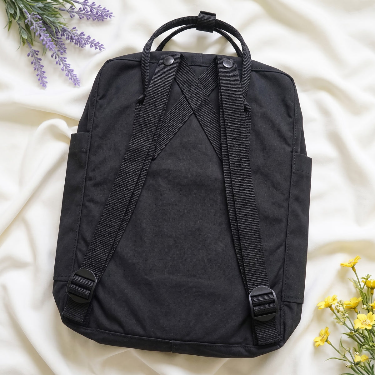 Fjällräven Kanken Regenbogen Bunter Gänseblümchen Bestickter Rucksack