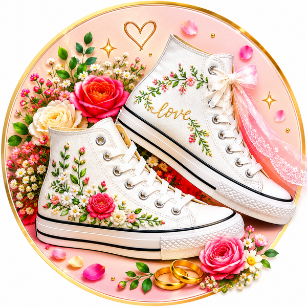 Wedding Embroided Shoes