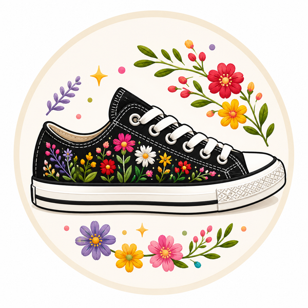 LowTop Embroided Shoes