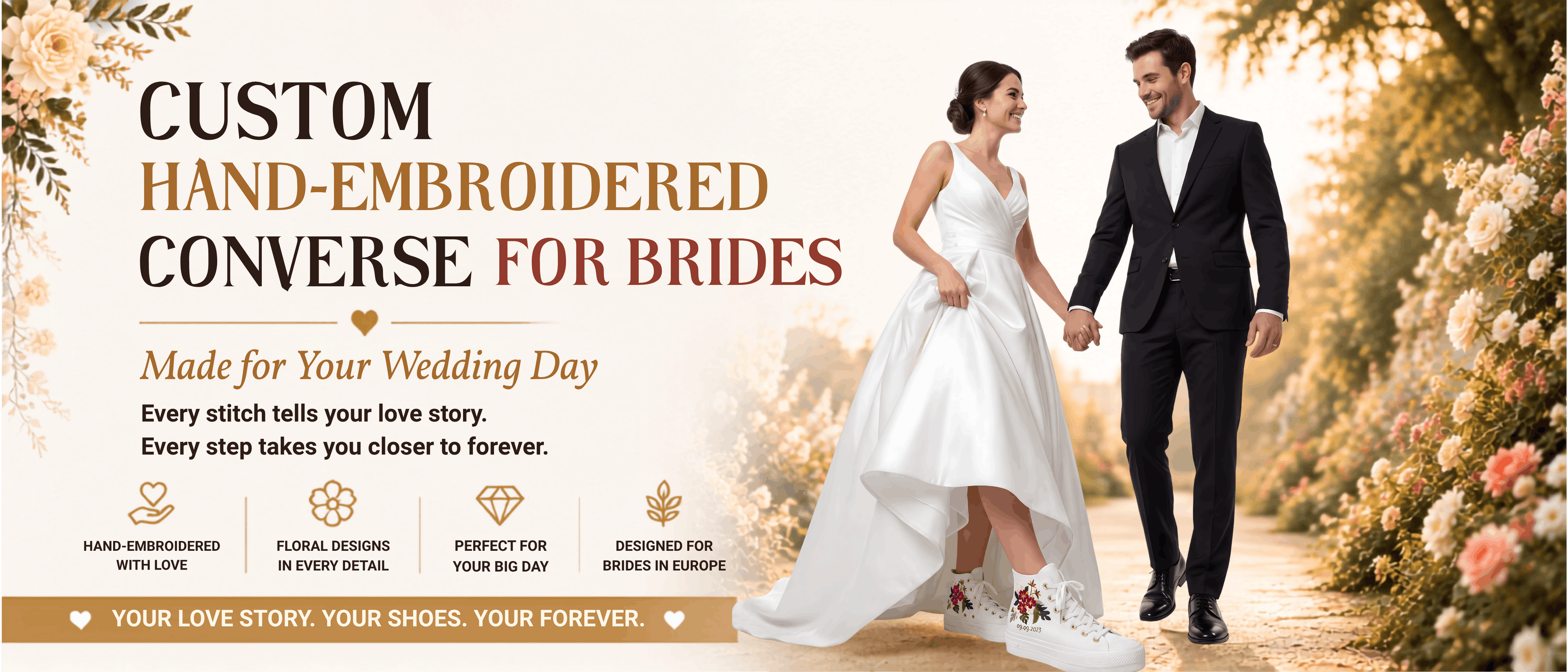 Wedding Embroided Shoes