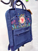  Fjallraven Kanken Backpack with Embroidered Dandelions and Bees - Personalized Embroidered Backpack - Custom Bag for Women 