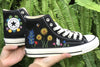  Custom converse Chuck Taylor embroidered flowers 