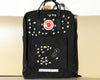  Fjallraven Kanken Backpack – Artistic Heartstopper Leaves Design - Personalized Embroidered Backpack - Custom Bag for Women 