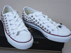  Sneakers with spikes and studs/ Studded converse shoes white low top 