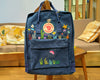 Fjallraven Kanken Backpack – Ocean Jellyfish Embroidery - Personalized Embroidered Backpack - Custom Bag for Women 