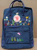  Fjallraven Kanken Backpack with Embroidered Jellyfish and Coral - Personalized Embroidered Backpack - Custom Bag for Women 