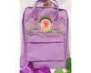  Custom Fjallraven Kanken Backpack – Rainbow, Sunflowers & Dandelions - Personalized Embroidered Backpack - Custom Bag for Women 