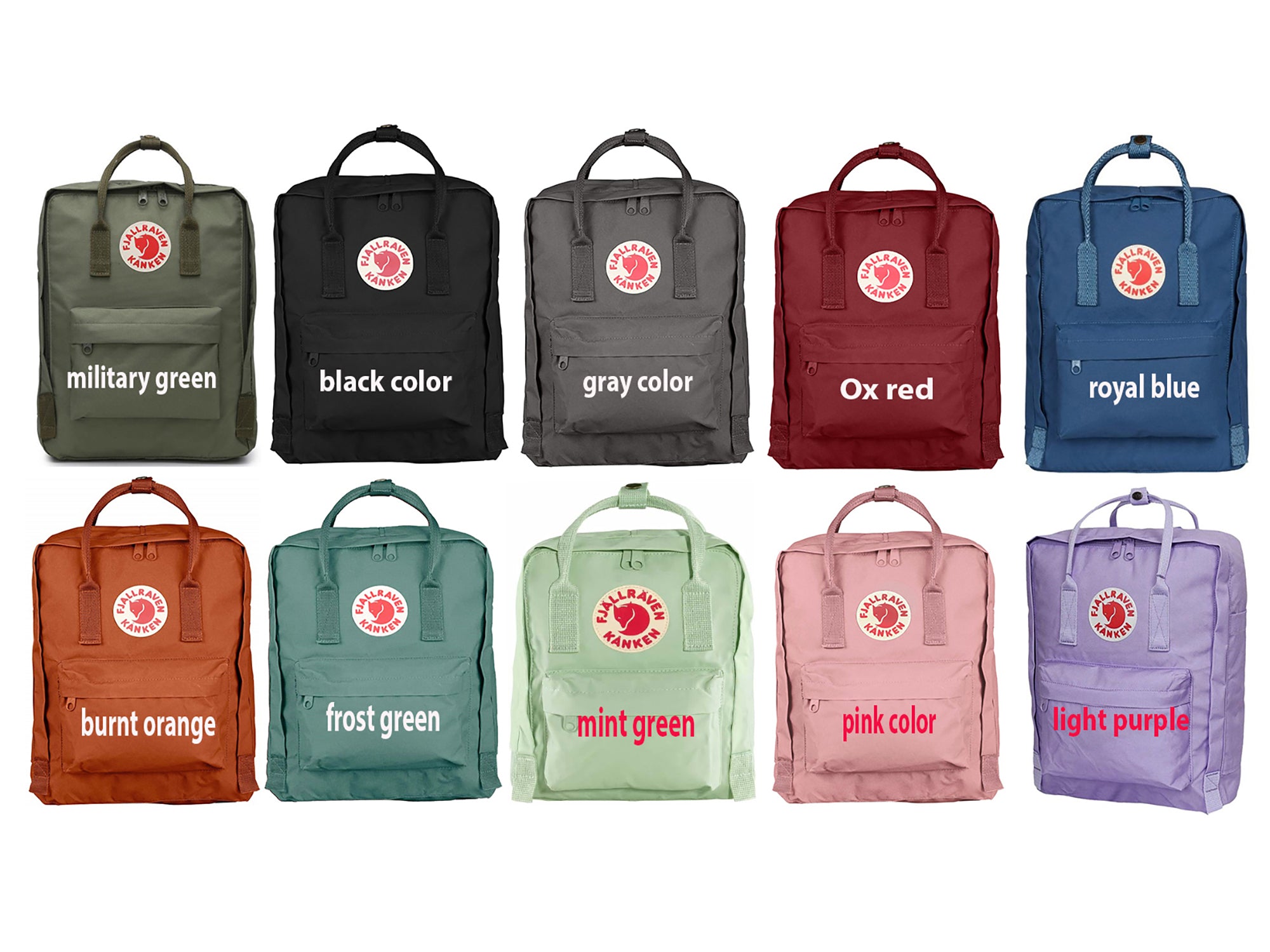 fjällräven kanken aussprache Embroidered Fjallraven Kanken – Anime & Cartoon Characters