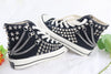  High-Top Spike Studded Shoes 