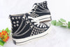  High-Top Spike Studded Shoes 